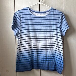 Croft & barrow blue ombré tee shrit